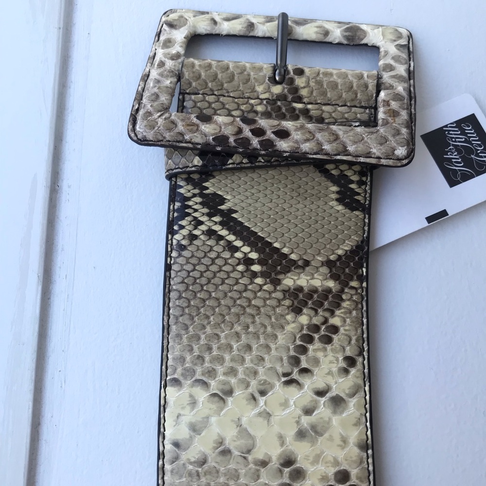 Prada Phyton Skin belt. Perfect gift for the holidays